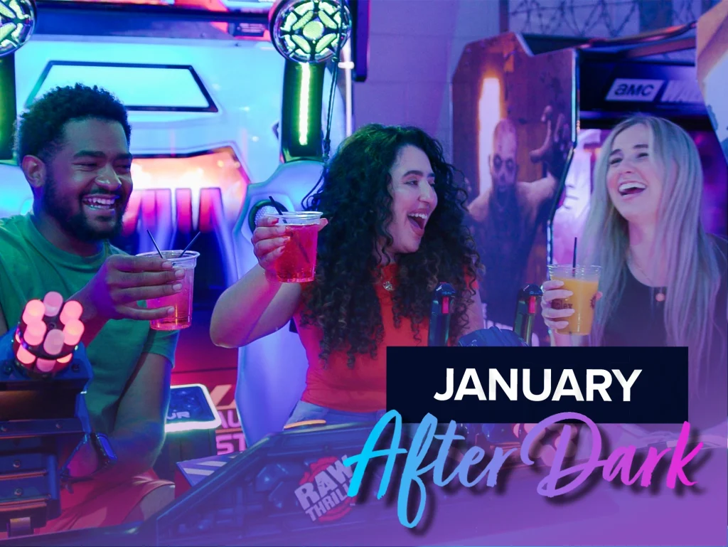 January Funplex After Dark 21+ event