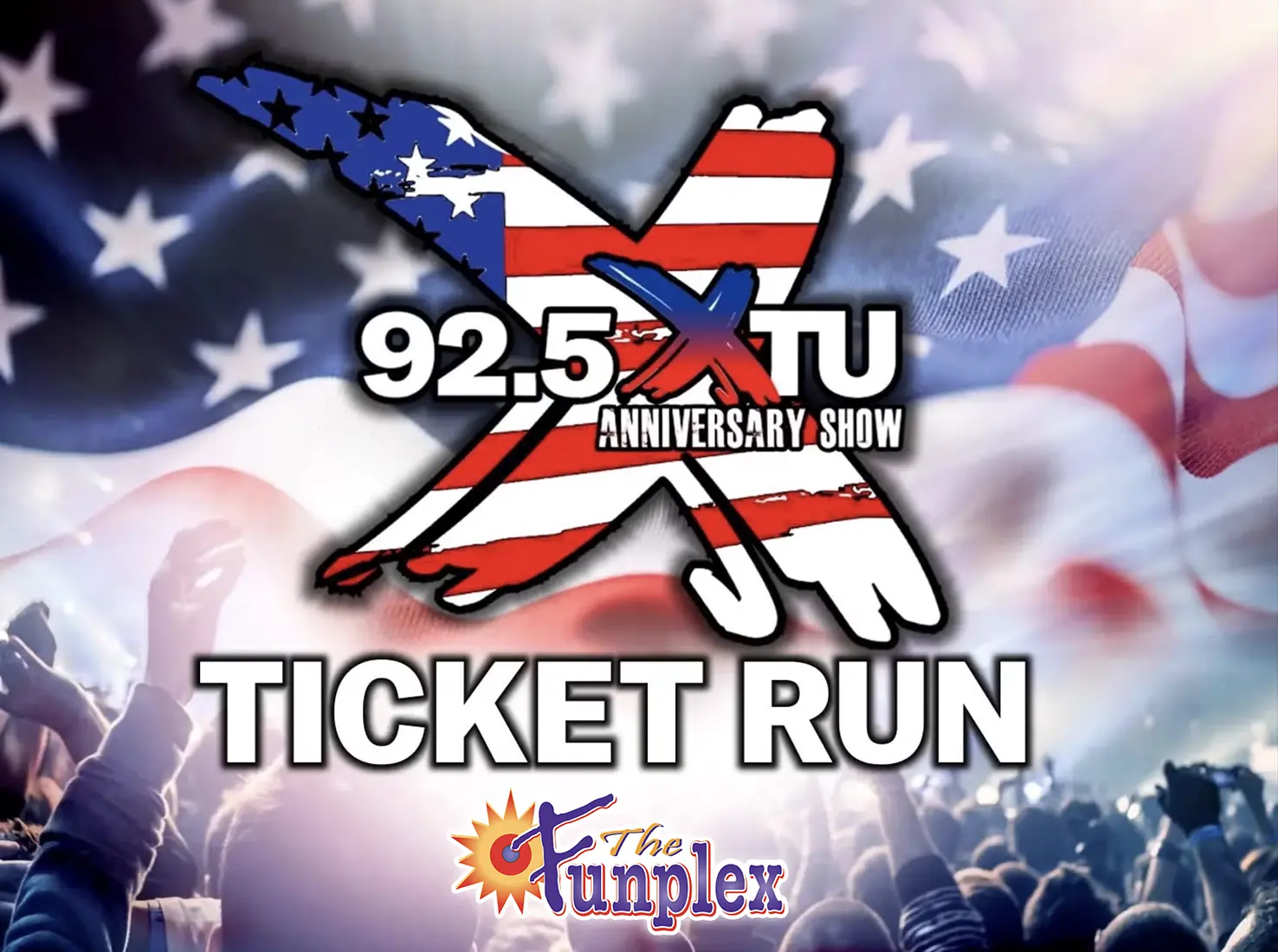 Win Luke Bryan tickets with 92.5 XTU's Nicole at The Funplex on Sat, May 4th (6-8 PM)! 21+ event.