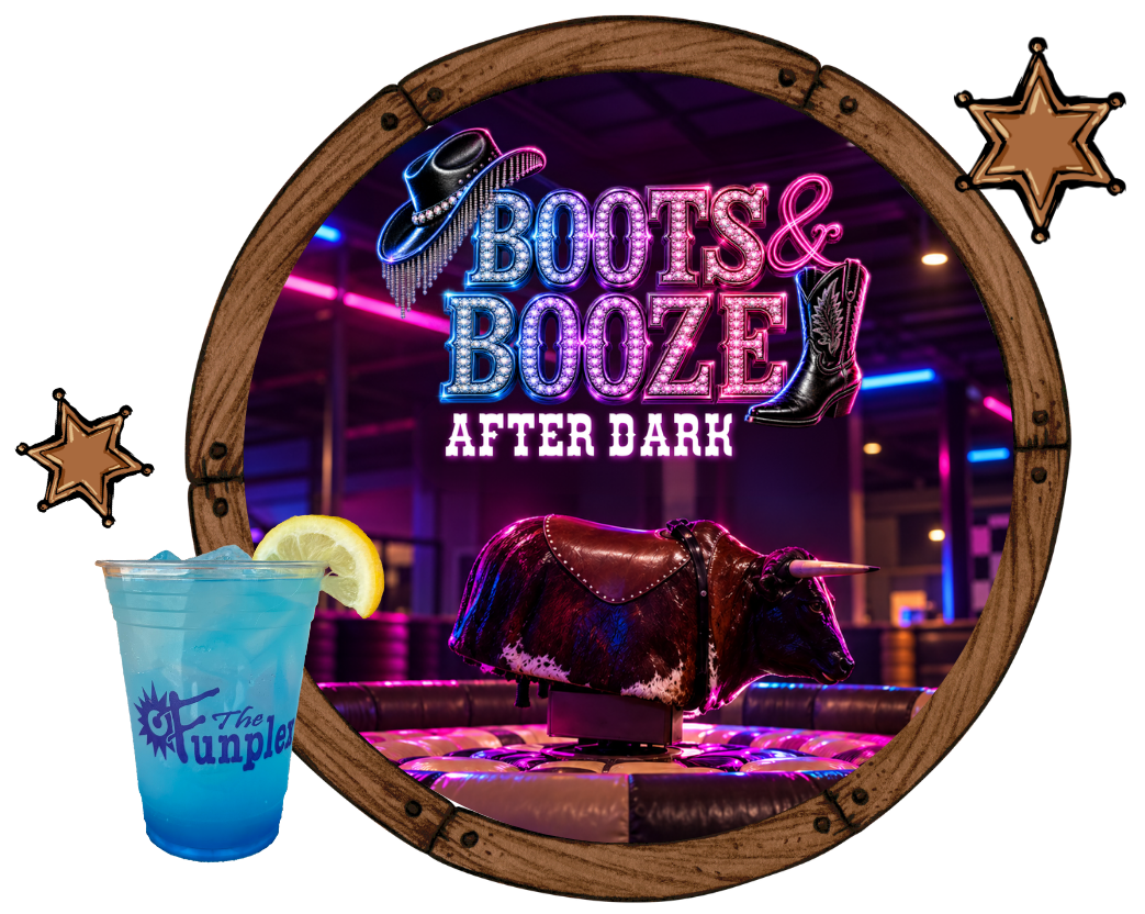 Boots & Booze After Dark - September 25 at The Funplex